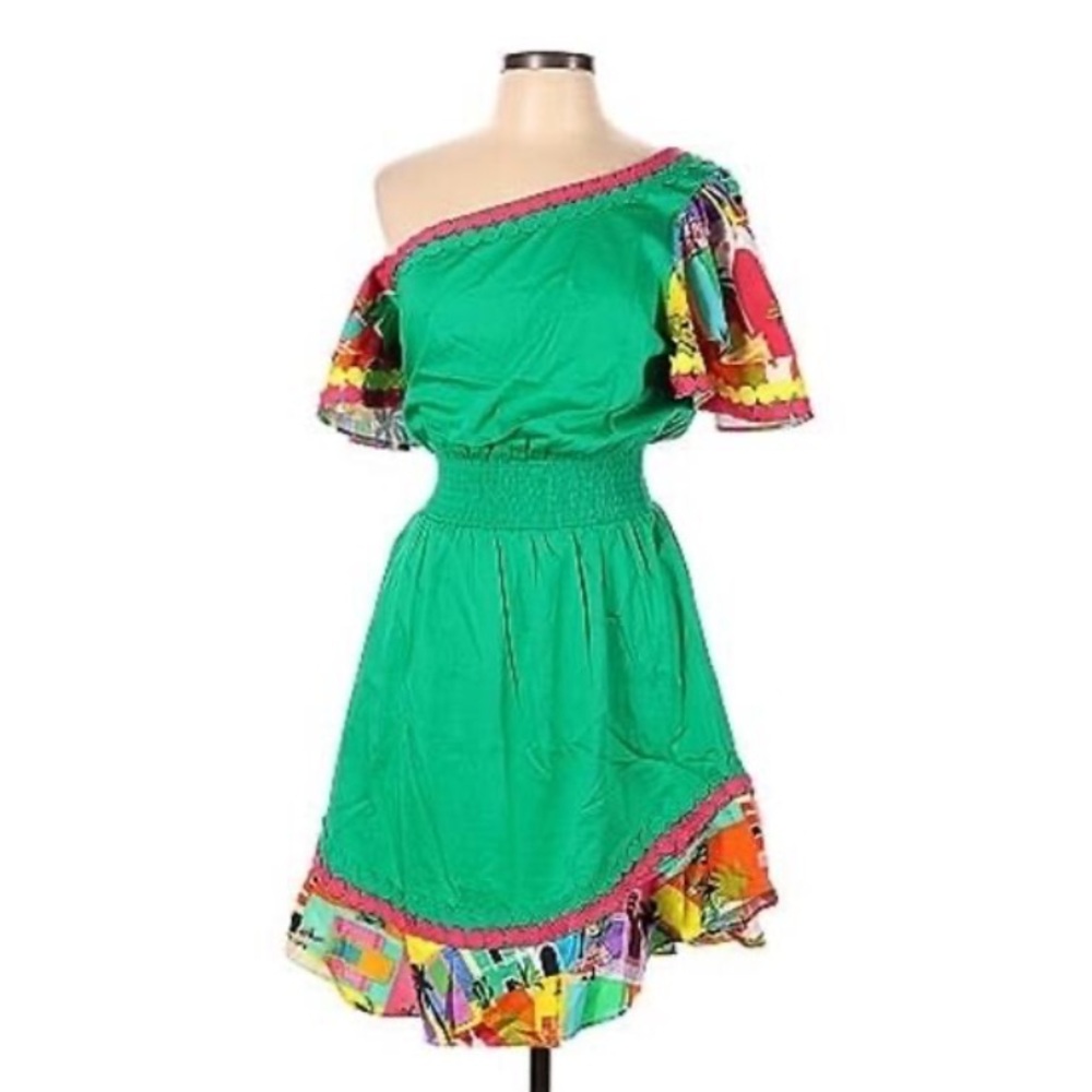 NWT Alden Adair Zara Jade Casablanca Print Dress - Sz M